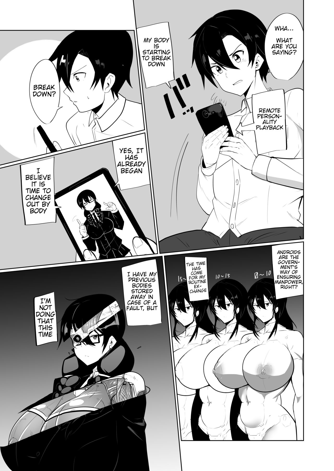 Android no Osananajimi o Bukkowasu Manga | The Manga about Violently Breaking your Android Childhood Friend page 5 full