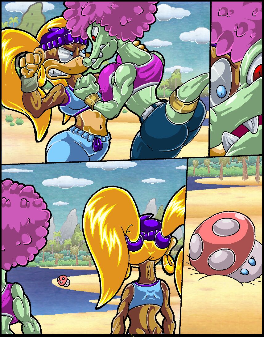 Tiny Kong, Kalypso, And The Pink Shroom Comic page 1 full