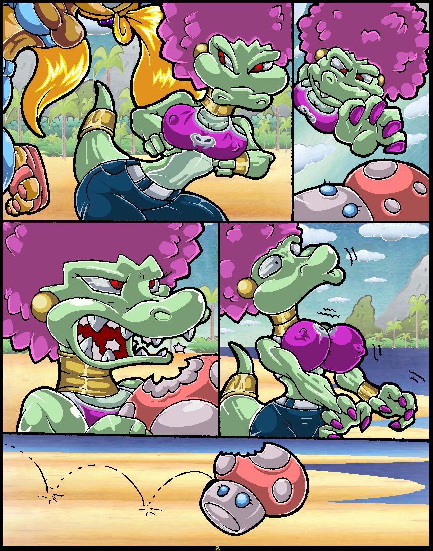 Tiny Kong, Kalypso, And The Pink Shroom Comic page 2 full