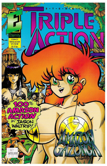 Amazon Gazonga Vol. 1 - Triple Action cover