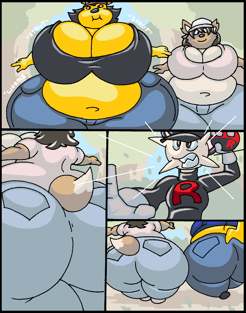 Pikachu, Eevee, And Sprigatito WeightGain Comic + Extra Pokémon Comics &amp; Art page 7 full