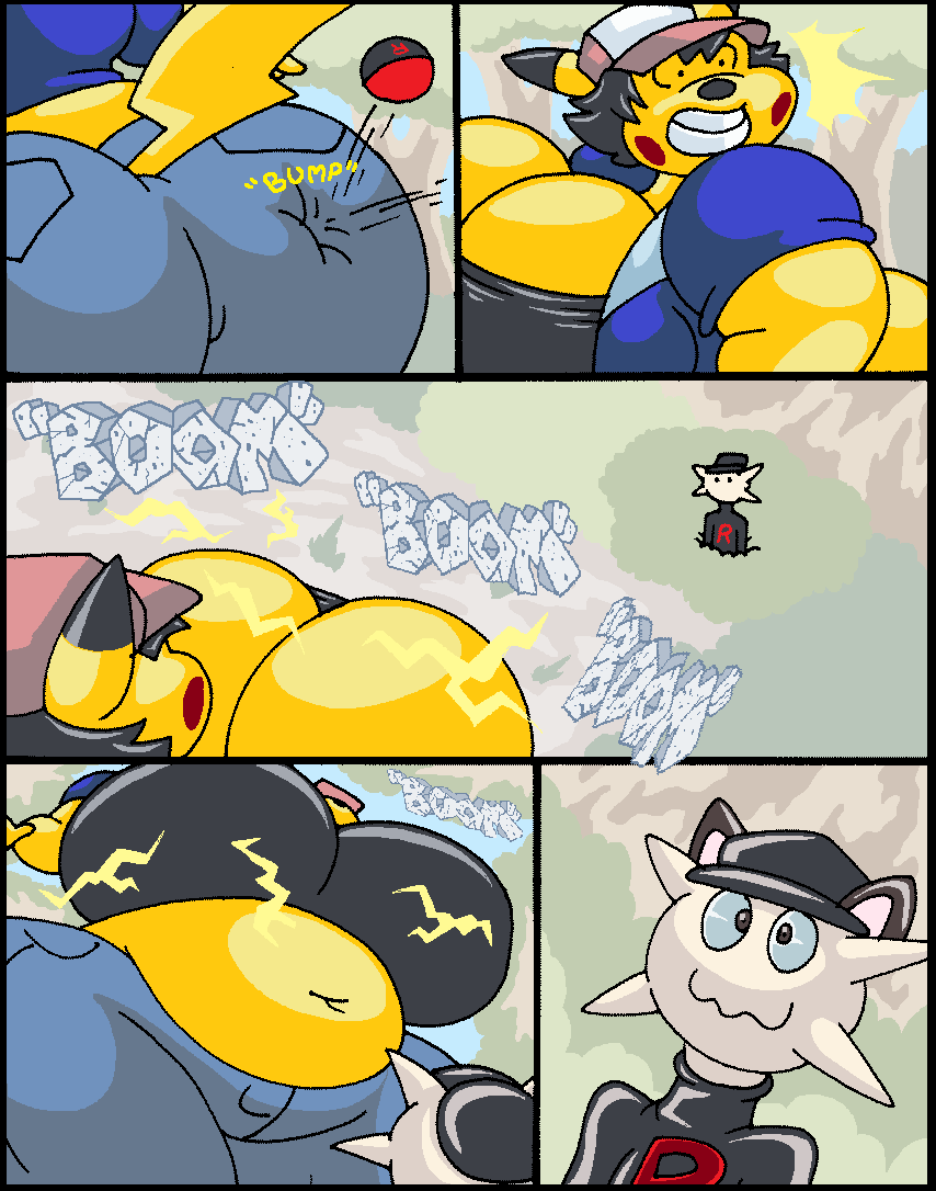 Pikachu, Eevee, And Sprigatito WeightGain Comic + Extra Pokémon Comics &amp; Art page 8 full