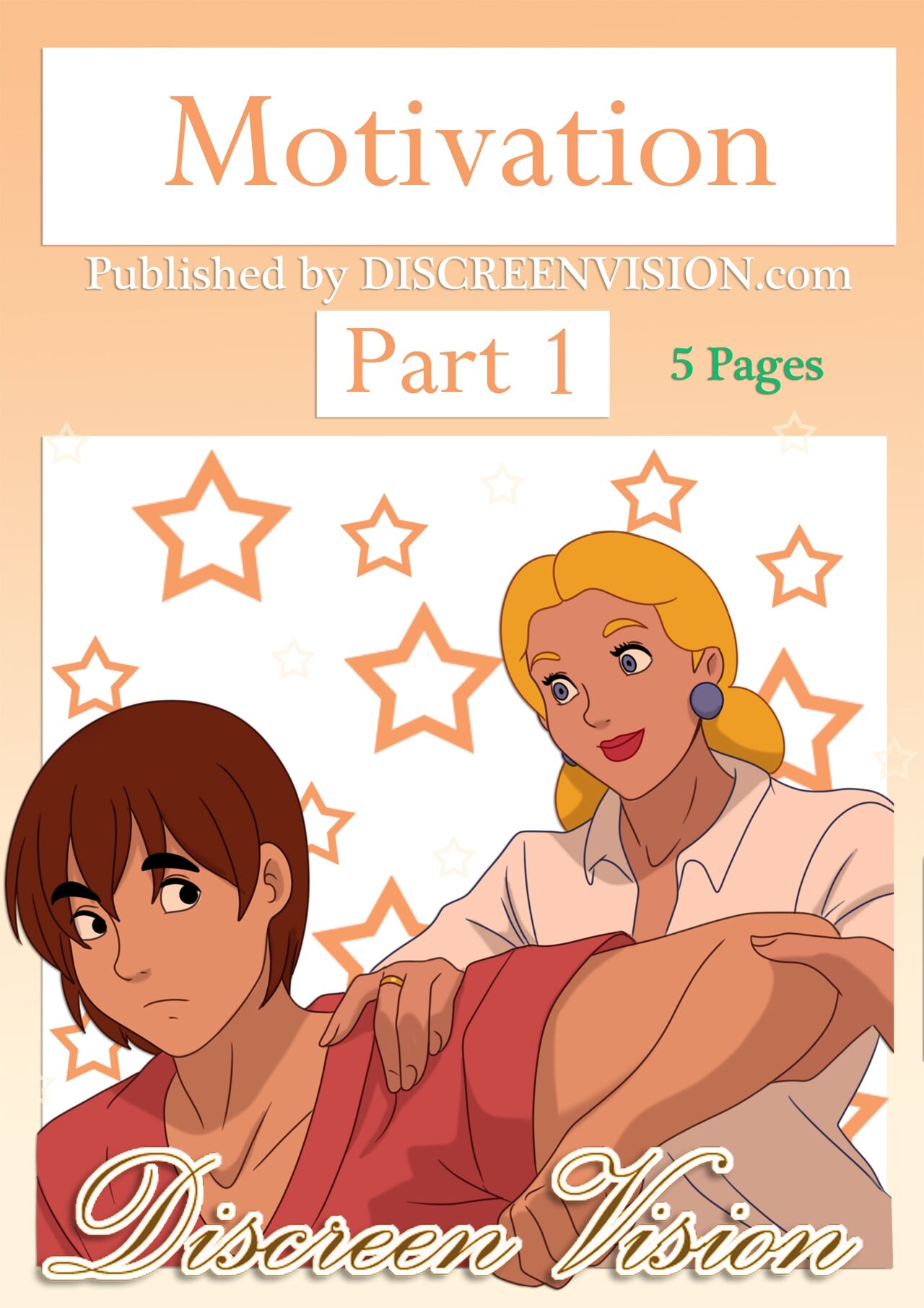 Discreen Vision- Motivation Milf Comic page 1 full