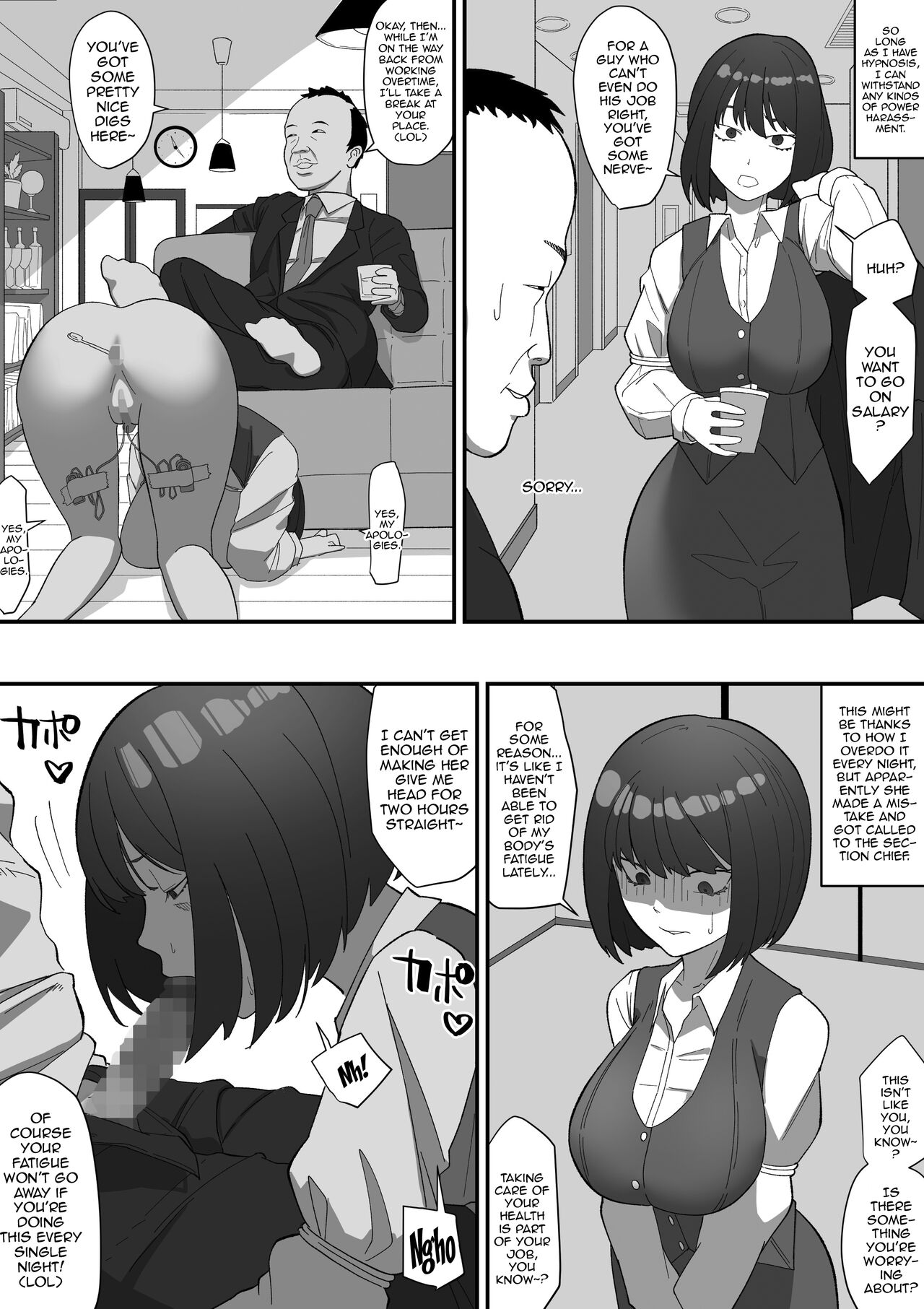 Saimin PoweHara Onna Joushi | Hypnotizing My Abusive Female Boss page 8 full