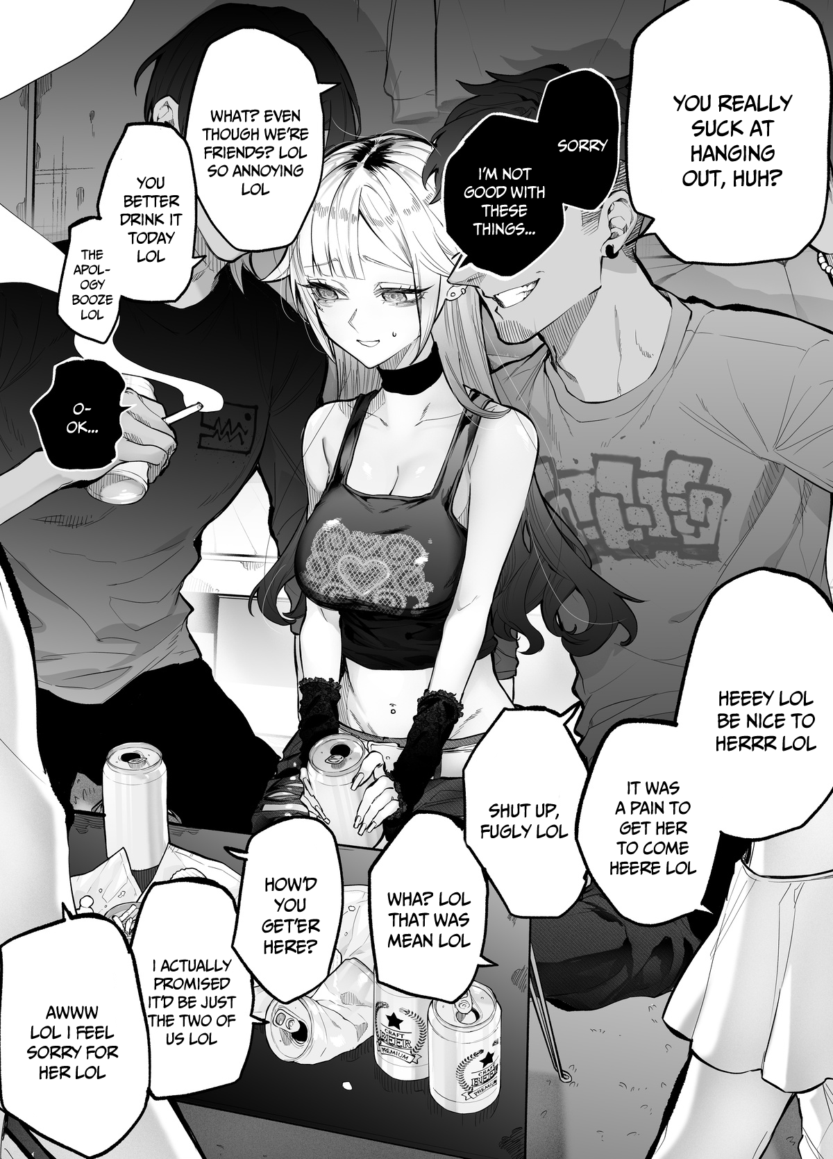 The Day I Decided to Make My Cheeky Gyaru Sister Understand in My Own Way page 1 full