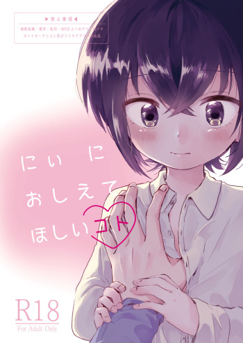 Nii ni Oshiete Hoshii Koto cover