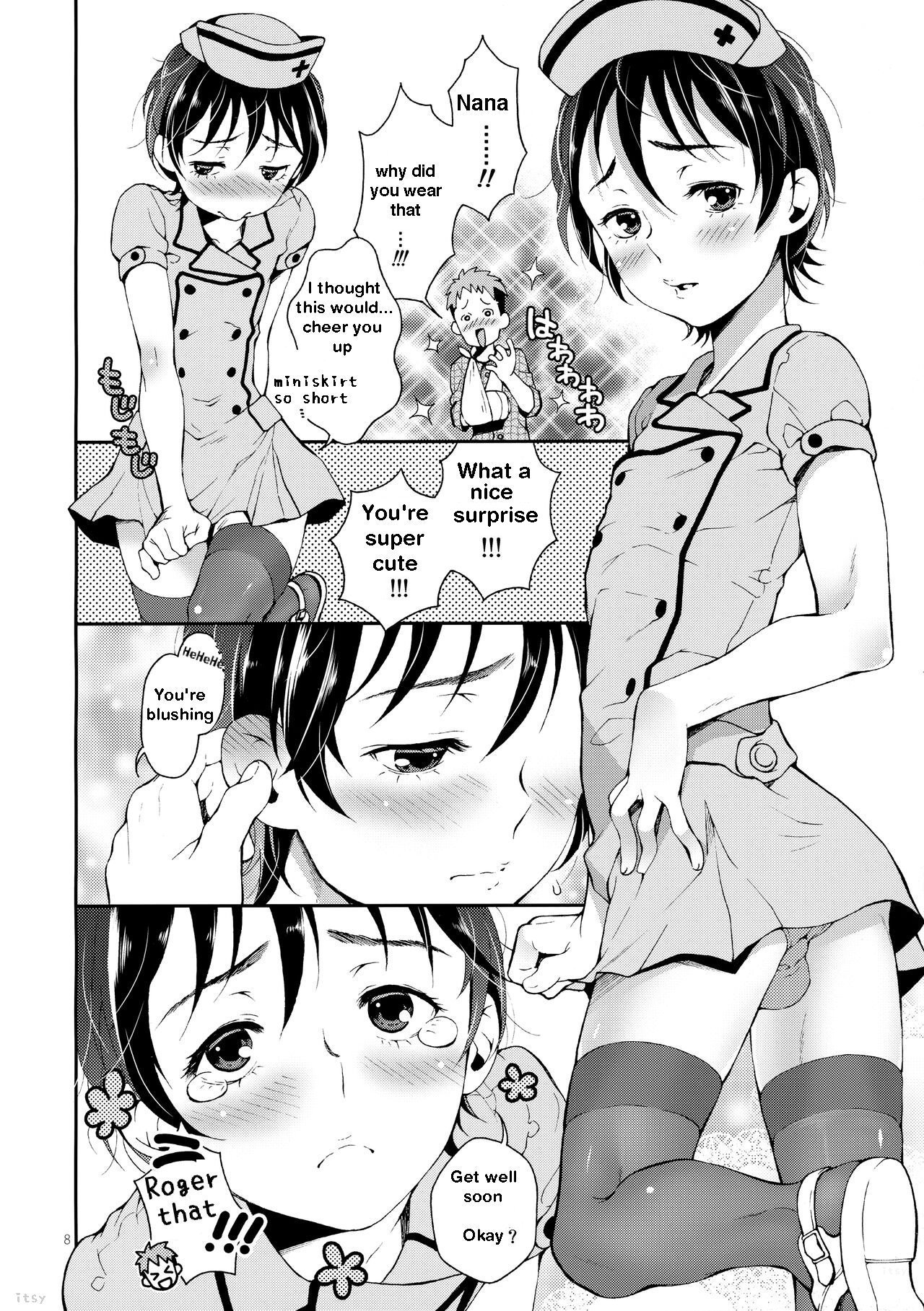 Nanase-kun to Nurse Fuku | Nana's Nurse Costume page 7 full