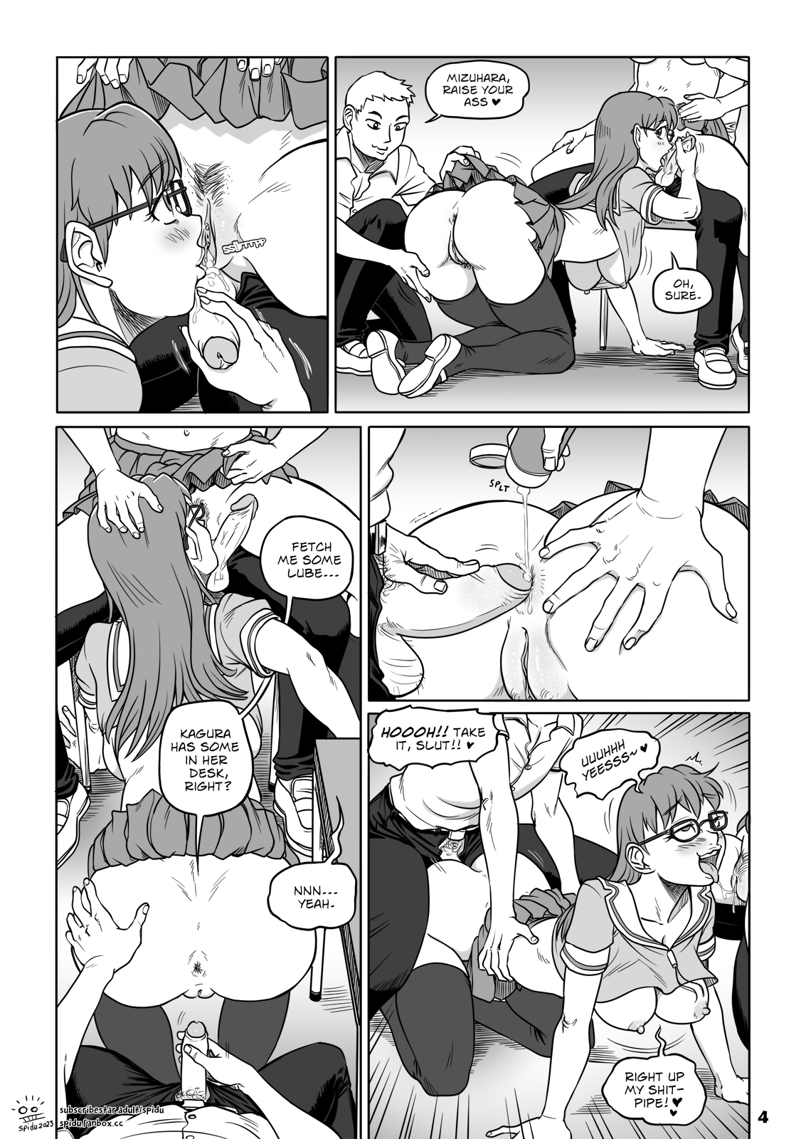 Azumanga Daionahole page 4 full