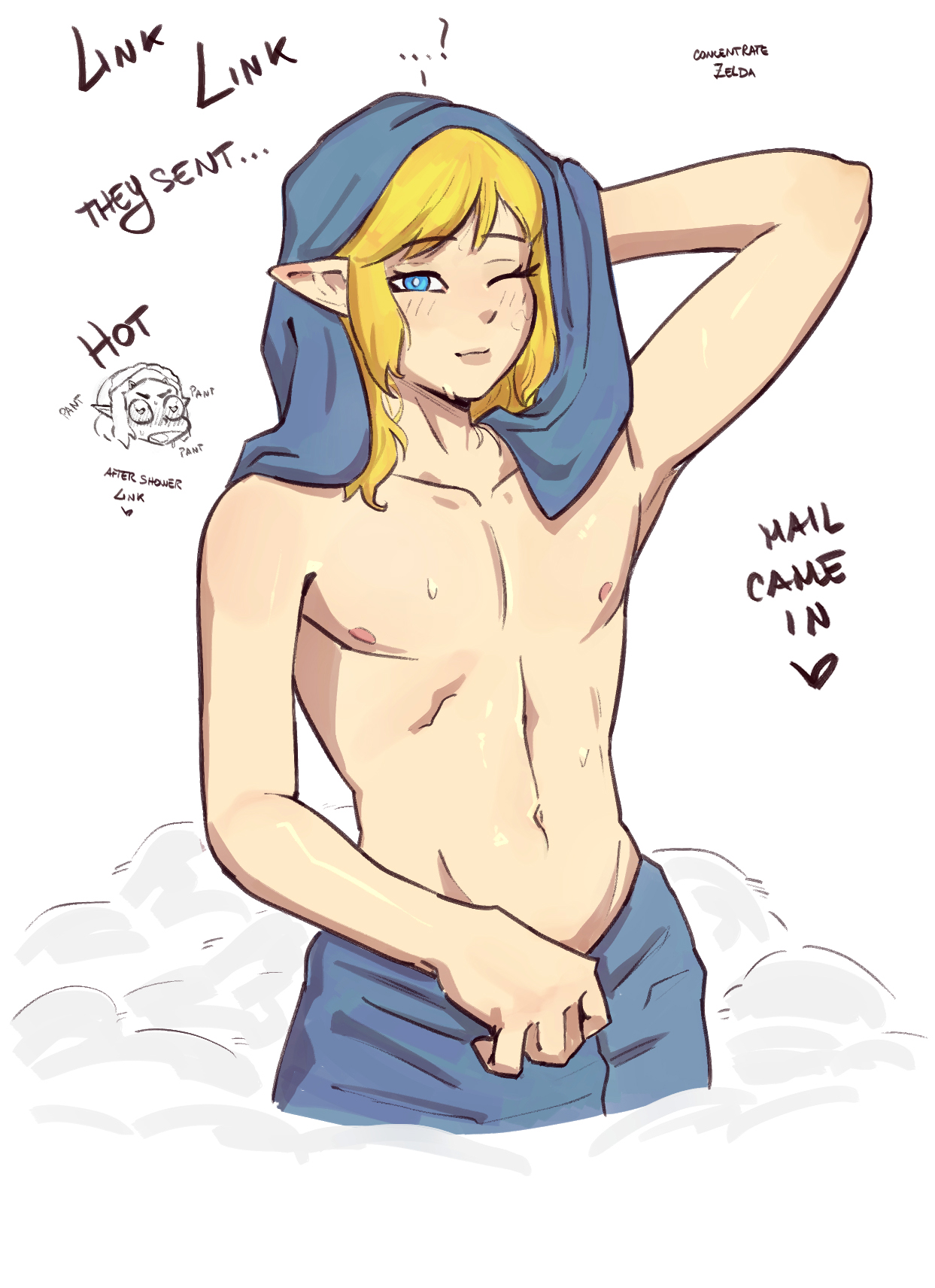 Zelda And Link: The Club page 1 full