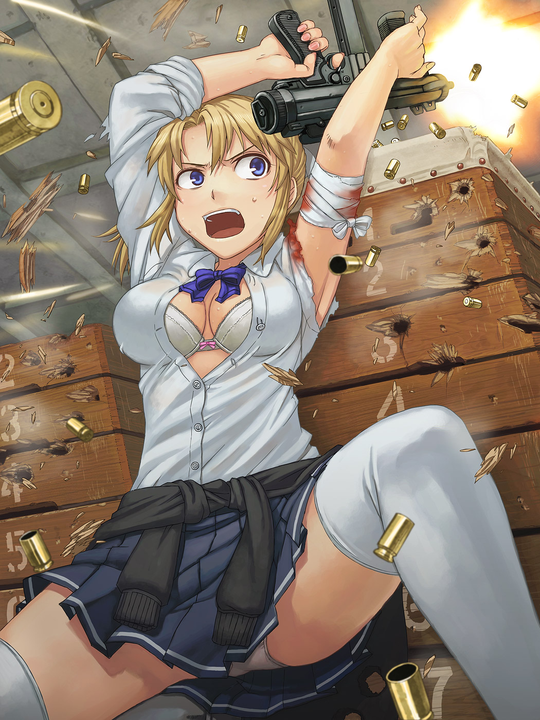 Blonde-chan: High School Warfare!! page 4 full