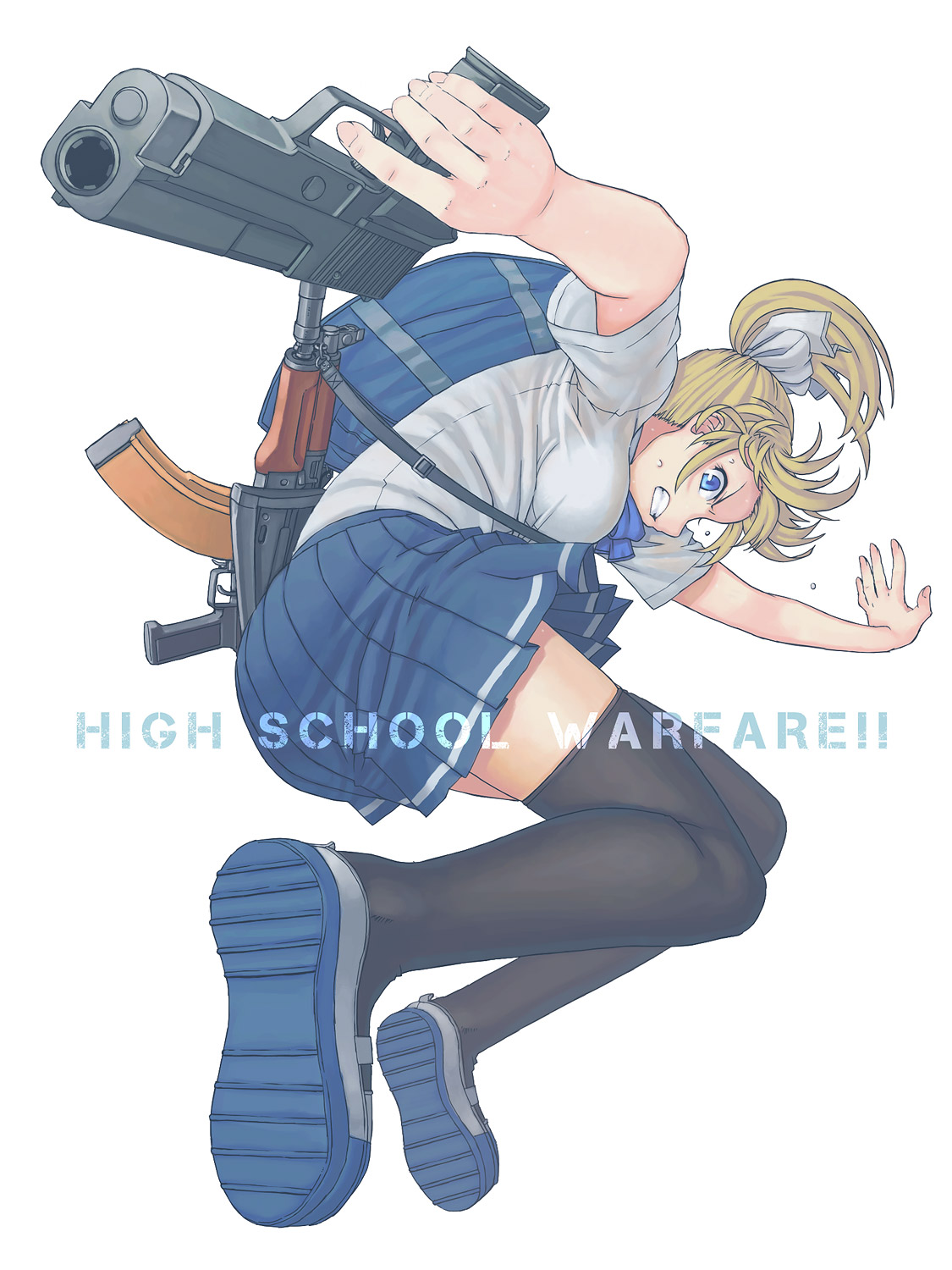 Blonde-chan: High School Warfare!! page 6 full