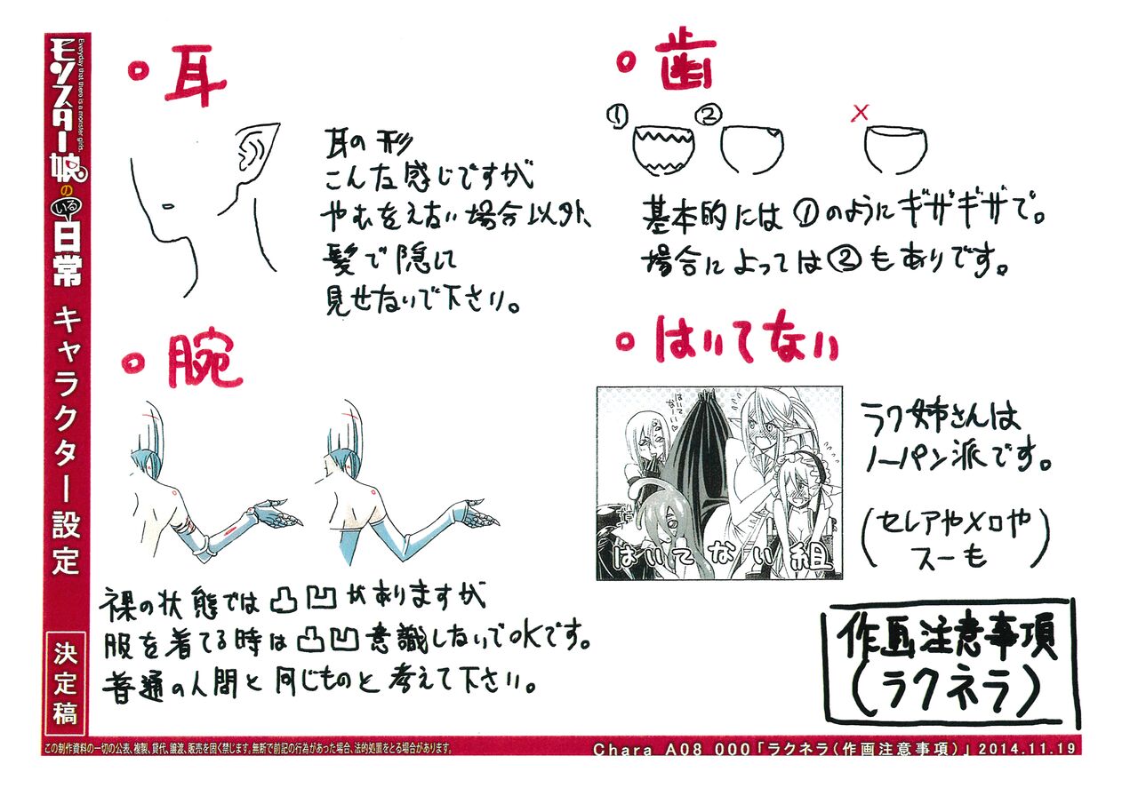 Monster Musume no Iru Nichijou Settei page 4 full