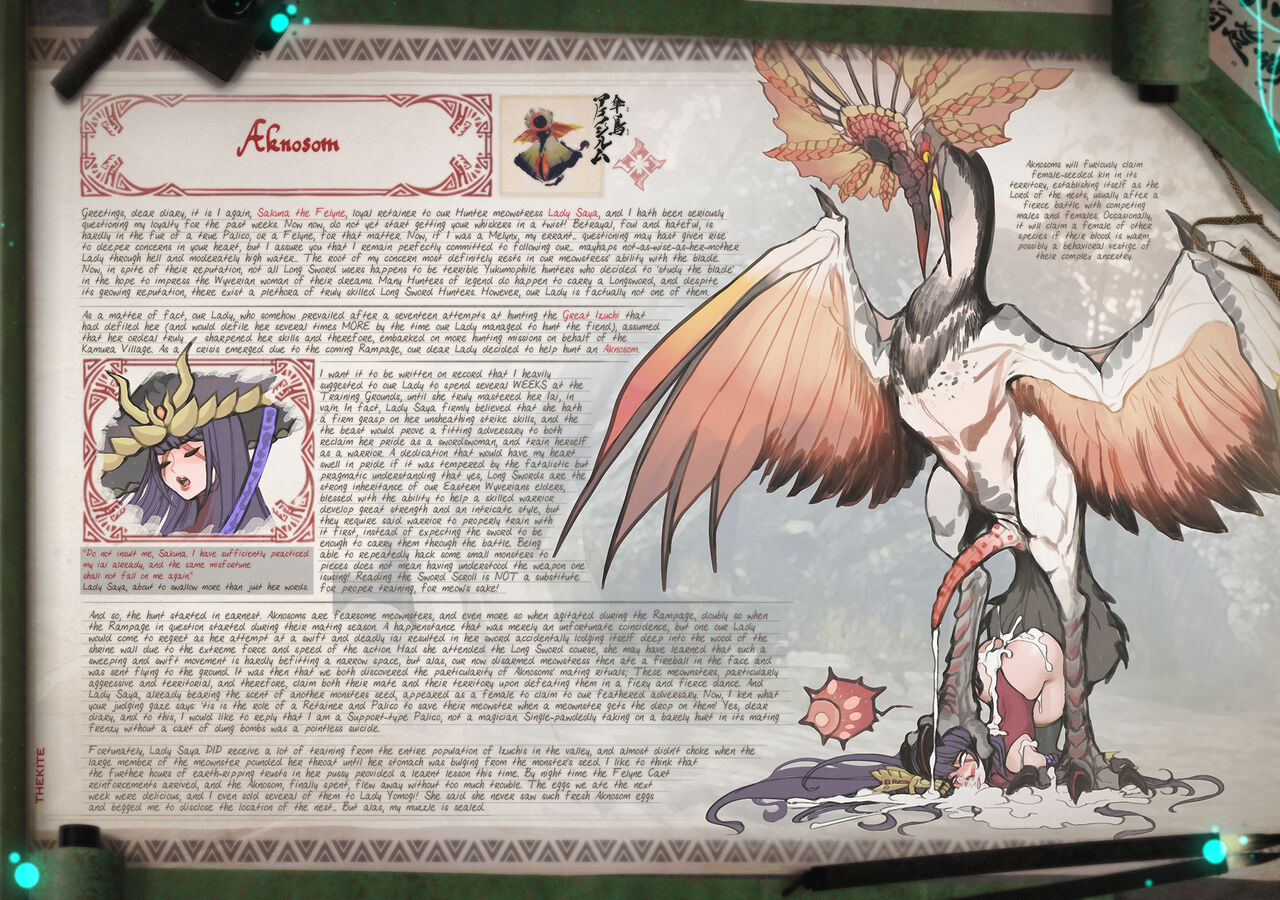 Kamura Palico Hunting Diary page 3 full