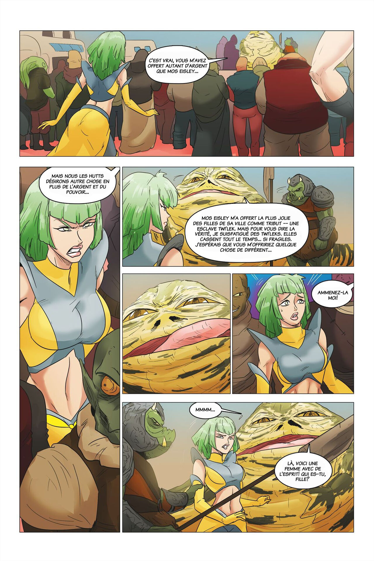 A Hutt's hospitality - French, Parodie Star Wars page 2 full