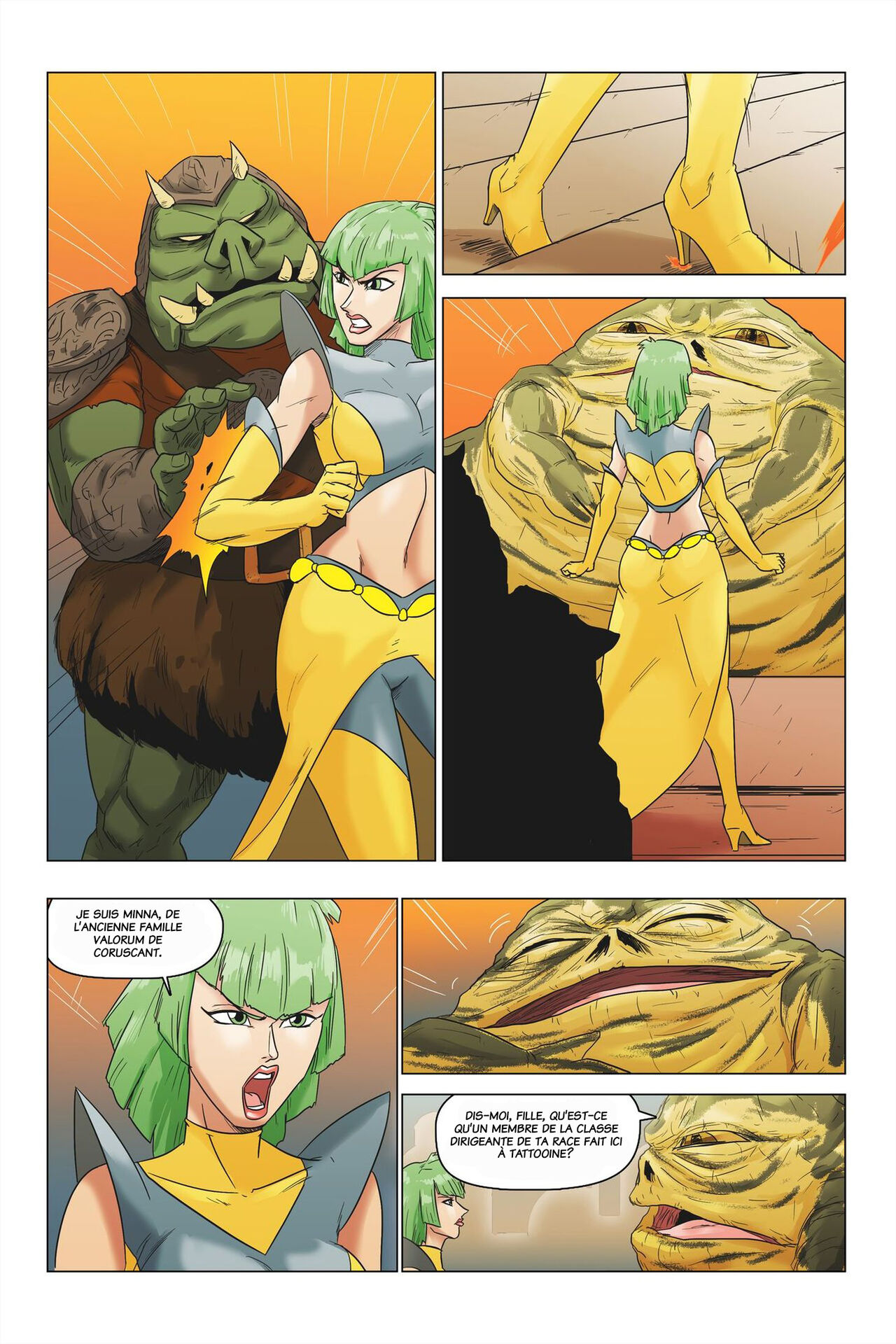 A Hutt's hospitality - French, Parodie Star Wars page 3 full