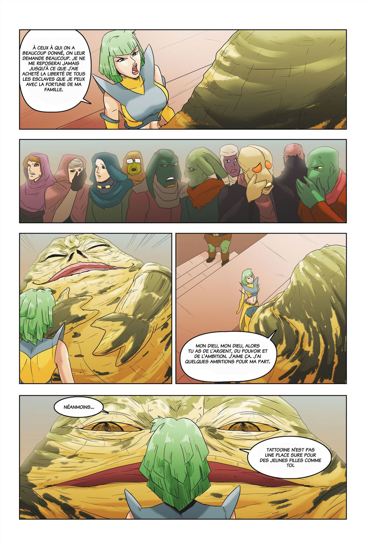 A Hutt's hospitality - French, Parodie Star Wars page 4 full
