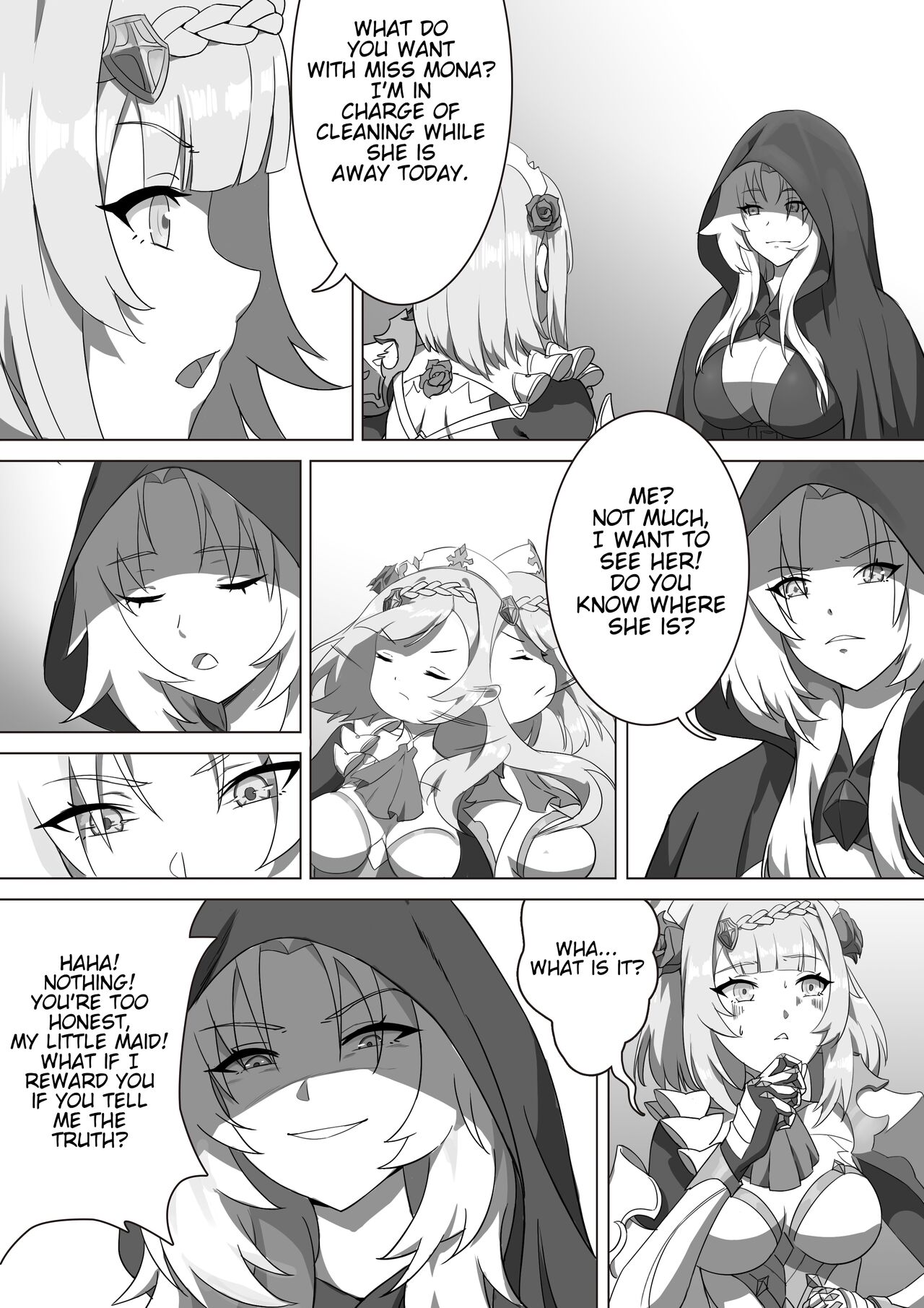 Mona's curse - Noelle subplot page 3 full