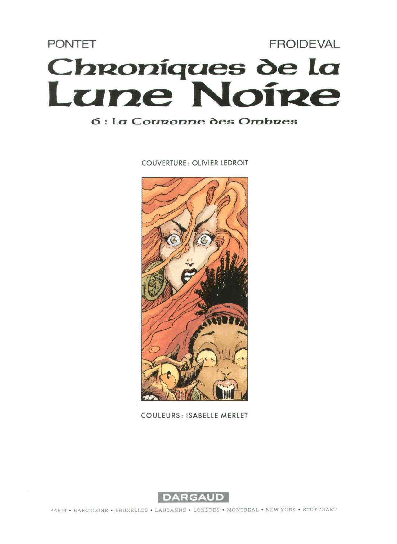Chroniques De La Lune Noire - T6 - La Couronne Des Ombres page 2 full