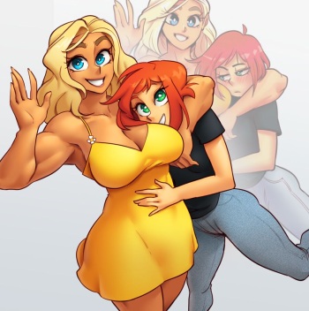 Tara &amp; Beverly - 4koma cover
