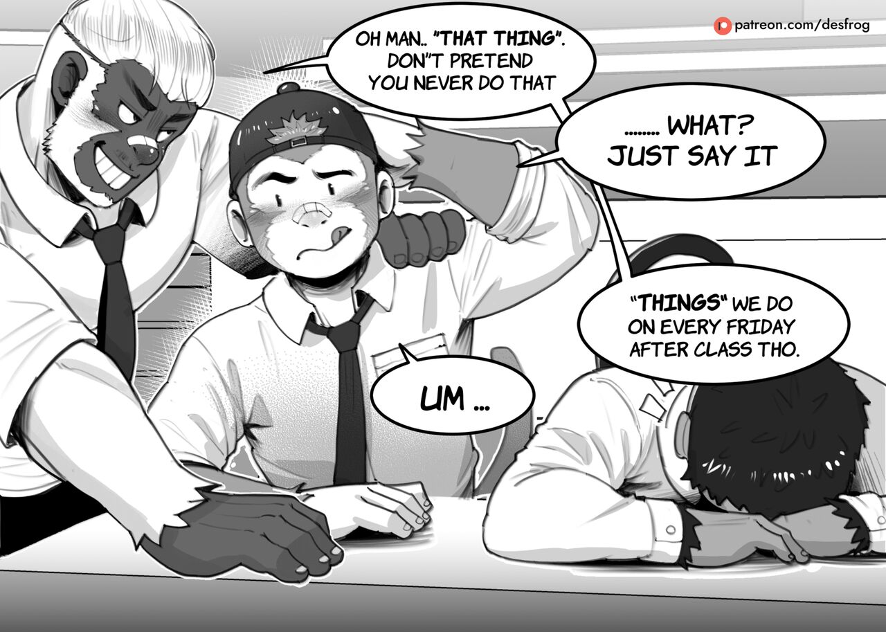 Kinky Breaktime With Monkey Friends page 4 full