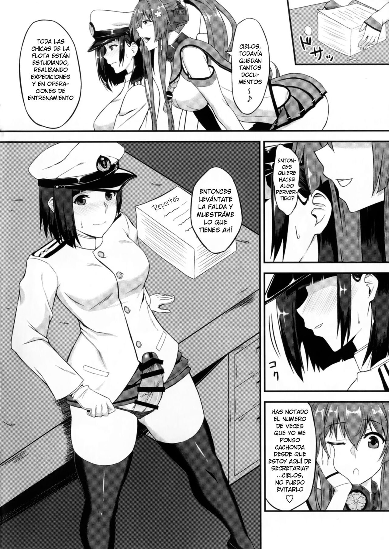Yamato to Futanari Teitoku | Yamato y la Almirante Futanari page 3 full