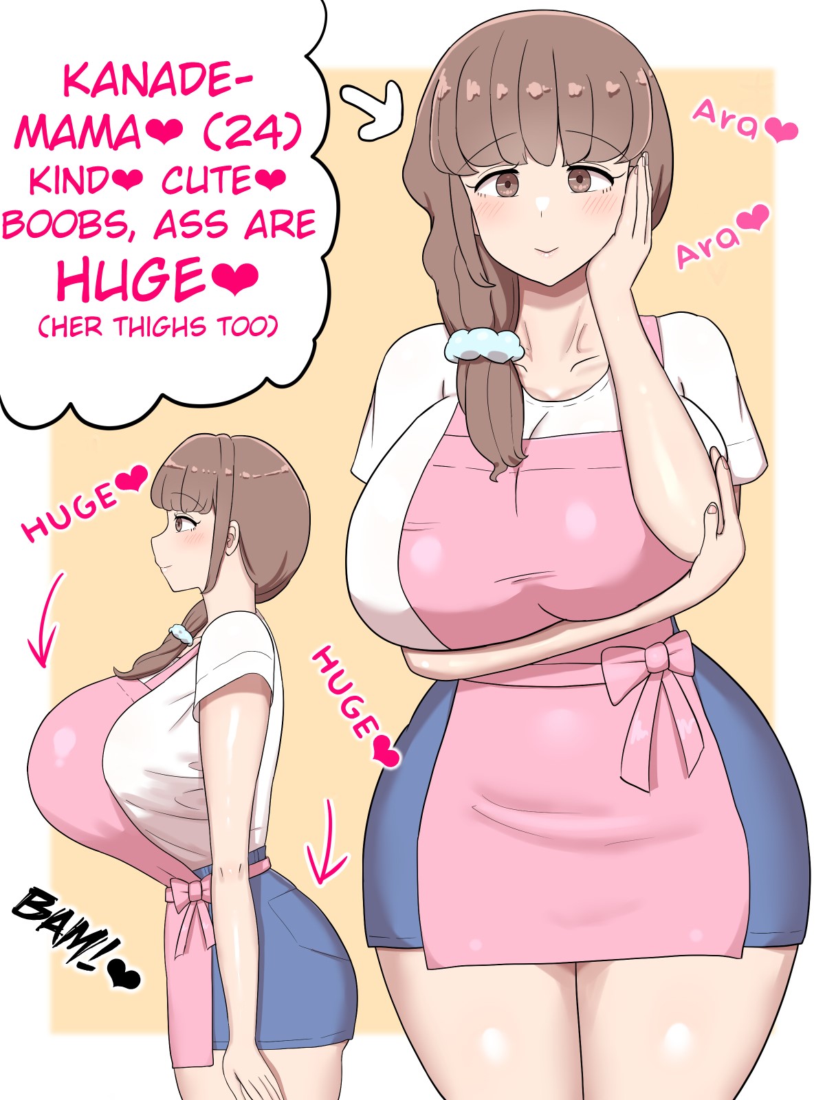 Kanade Mama ga Otto Igai no Mono ni Ochiru Hanashi | A Story Where Kanade-Mama Falls and Becomes Someone Else's Property page 1 full