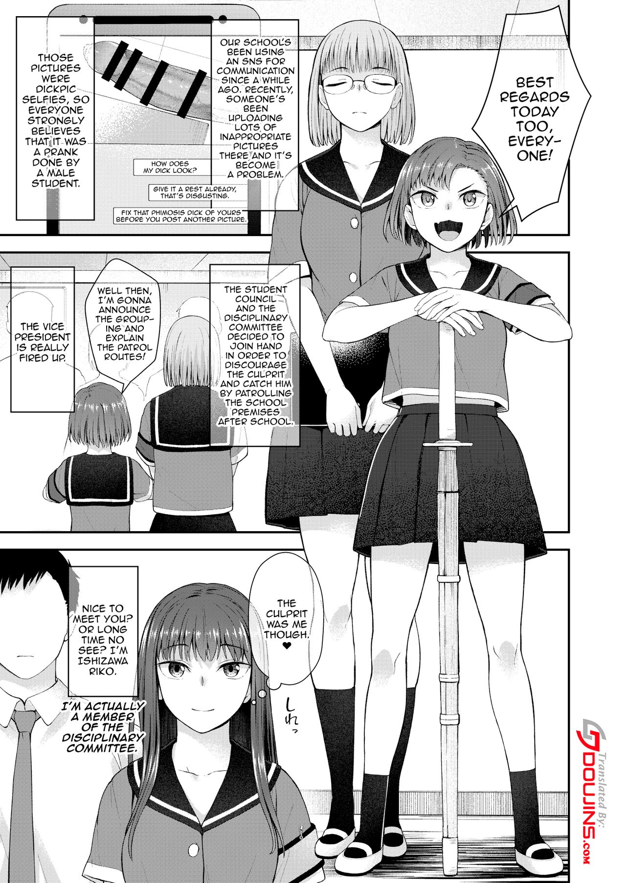 Danseiki Roshutsu Jidori-han no Shoutai wa Kanojo dake ga Shitteiru. | She is the Only One Who Knows The Identity of the Dick-Swinging Selfie-Taking Criminal   Digita page 2 full