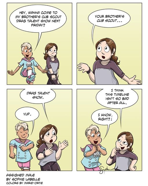 Assigned Male Webcomic page 6 full