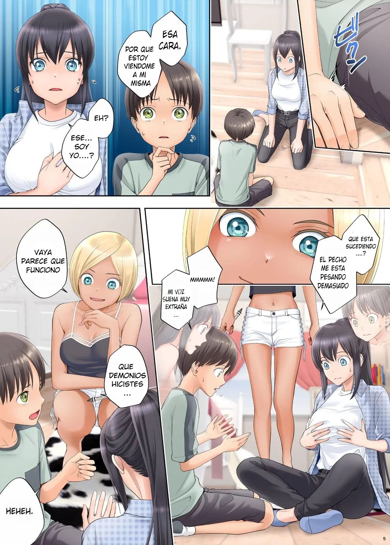 Boku Swap Ane ~Akogare no Onee-chan to Karada o Irekaerareteshimatta Boku page 5 full
