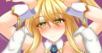 Bunnyue ga Master-kun no Sourou o Naosu Tame ni Hitohada Nuide kureru you desu cover