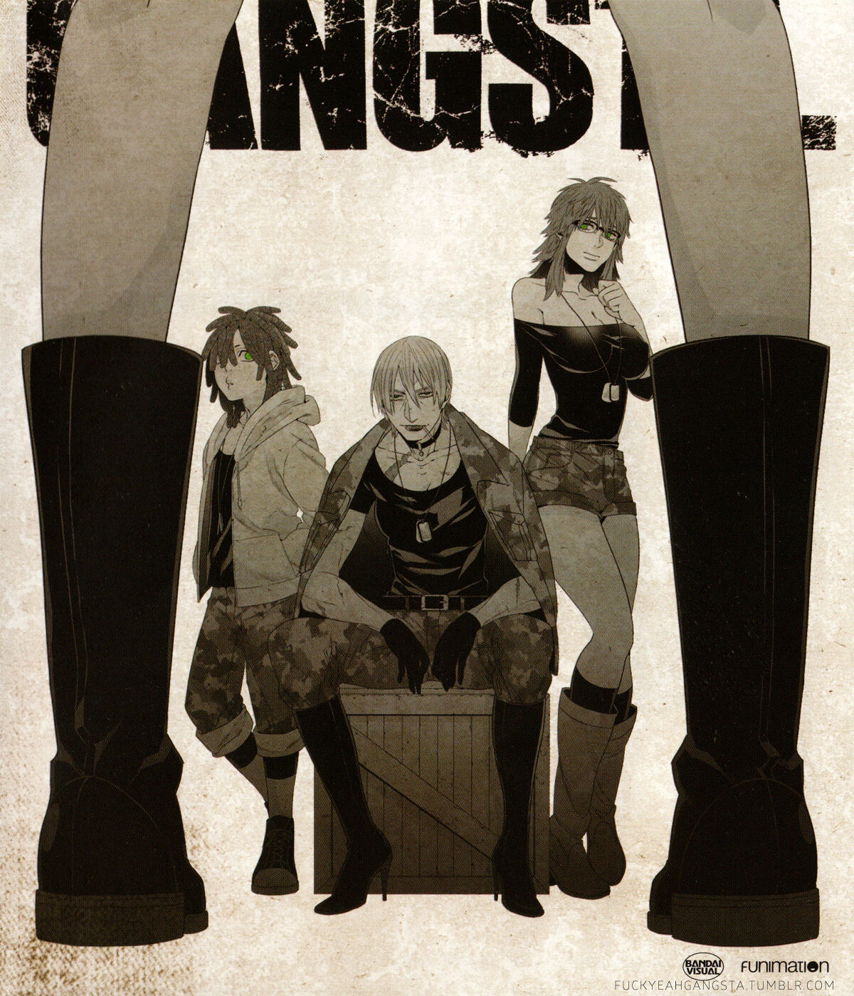US/Canada Limited Edition GANGSTA. Blu-ray/DVD from FUNimation page 7 full
