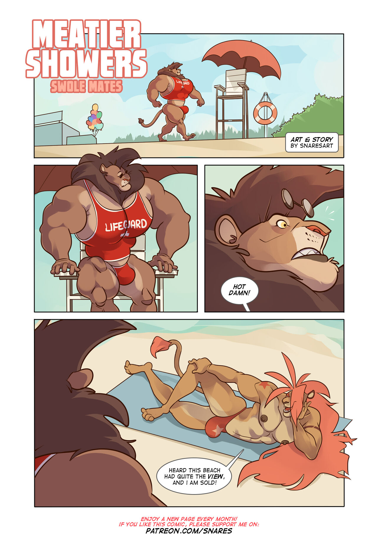 Meatier Showers: Swole Mates page 1 full