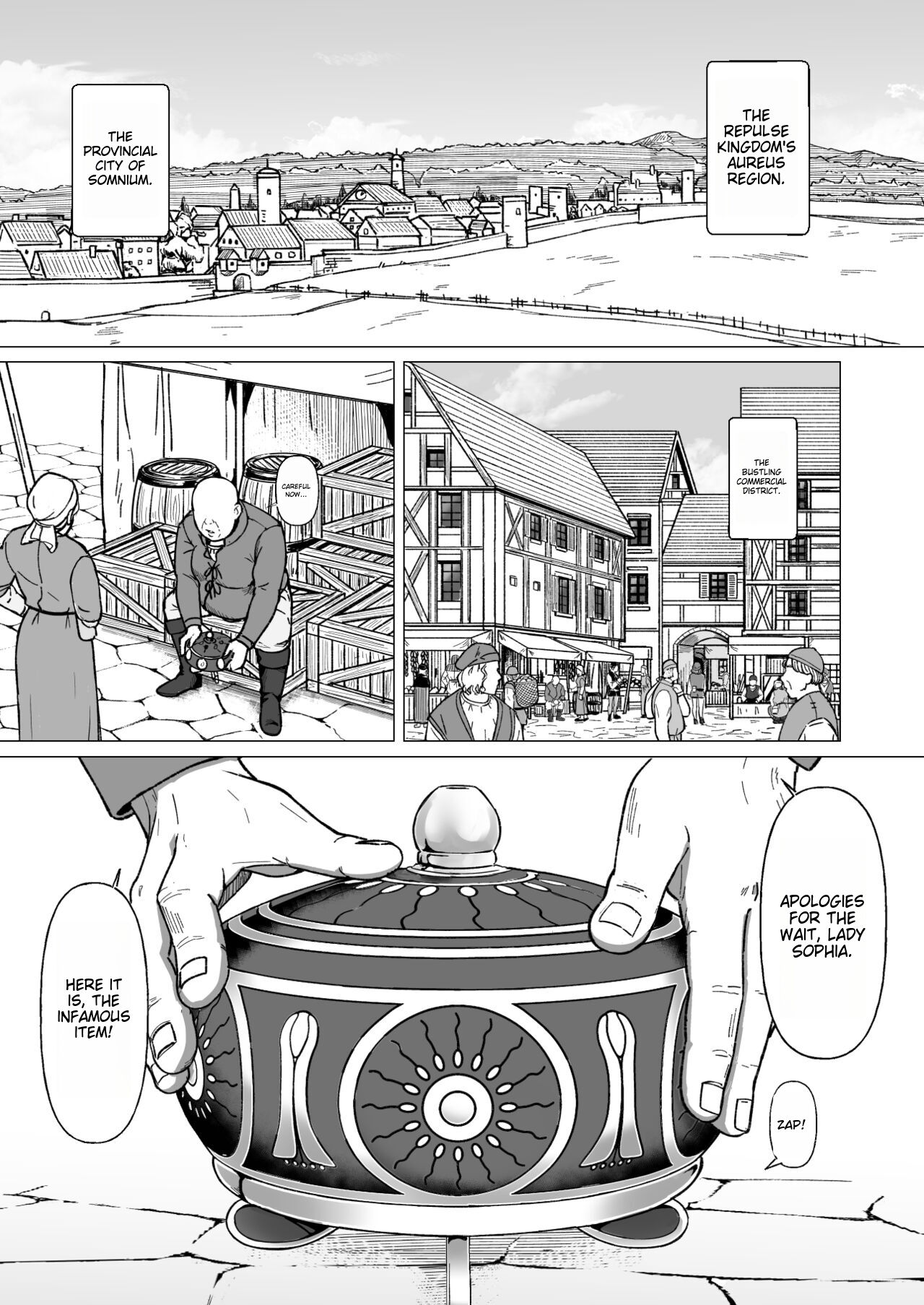 Gyoushounin Dirk to Mahou no Kouro | Peddler Dirk and the Magic Incense Burner page 4 full