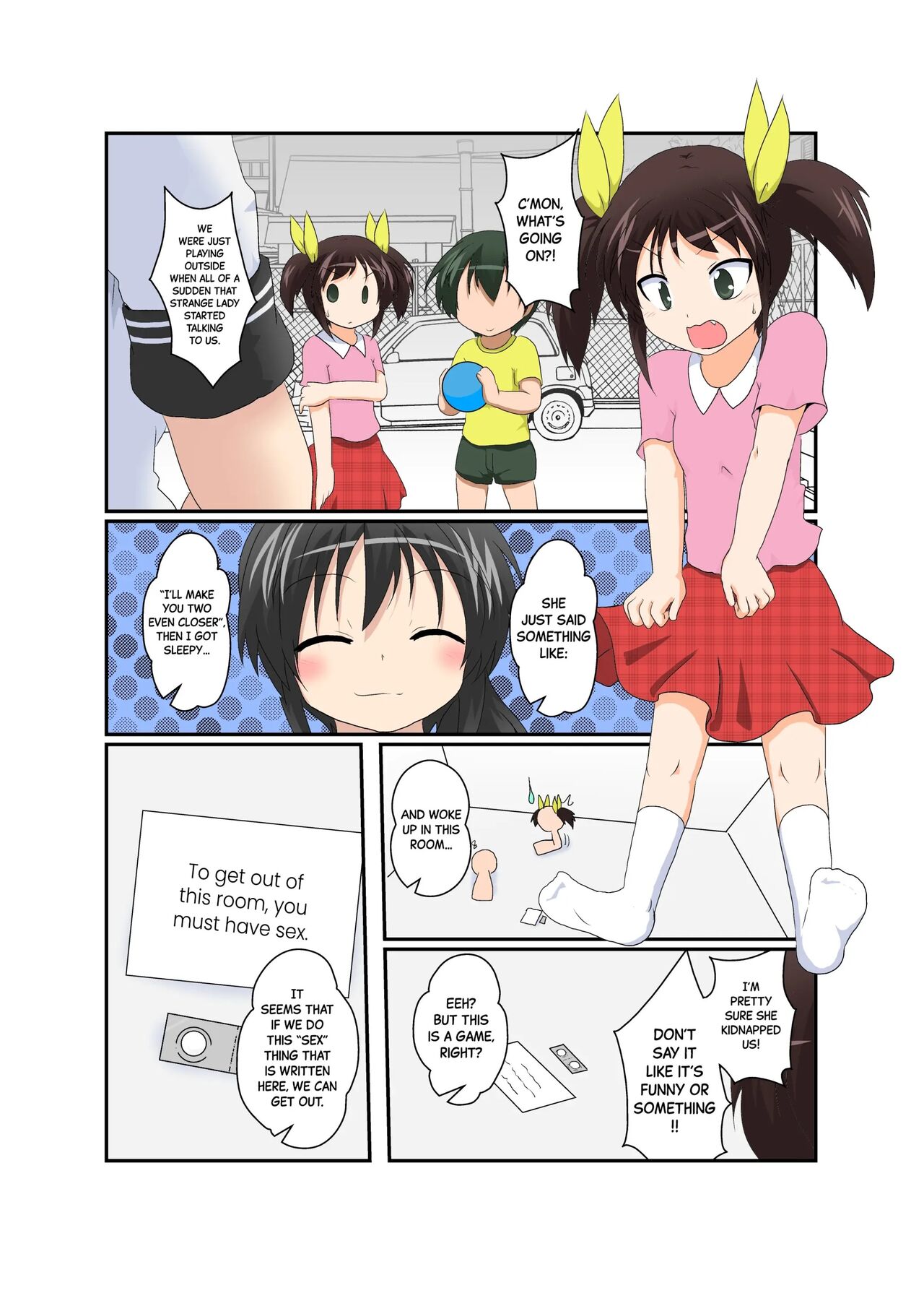 Onnanoko ga Futanari ni Otokonoko ga Onna ni Naru Hanashi | A Story About a Girl who Becomes a Futanari and a Boy who Becomes a Girl page 3 full