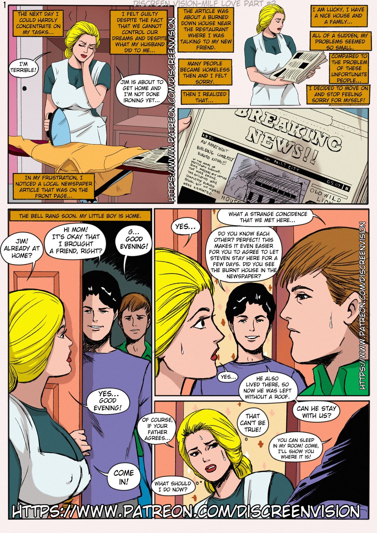 Discreen Vision- Milf LoveComic page 8 full