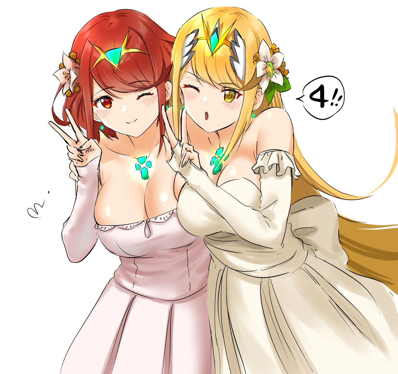 Pyra And Mythra's Wedding page 7 full