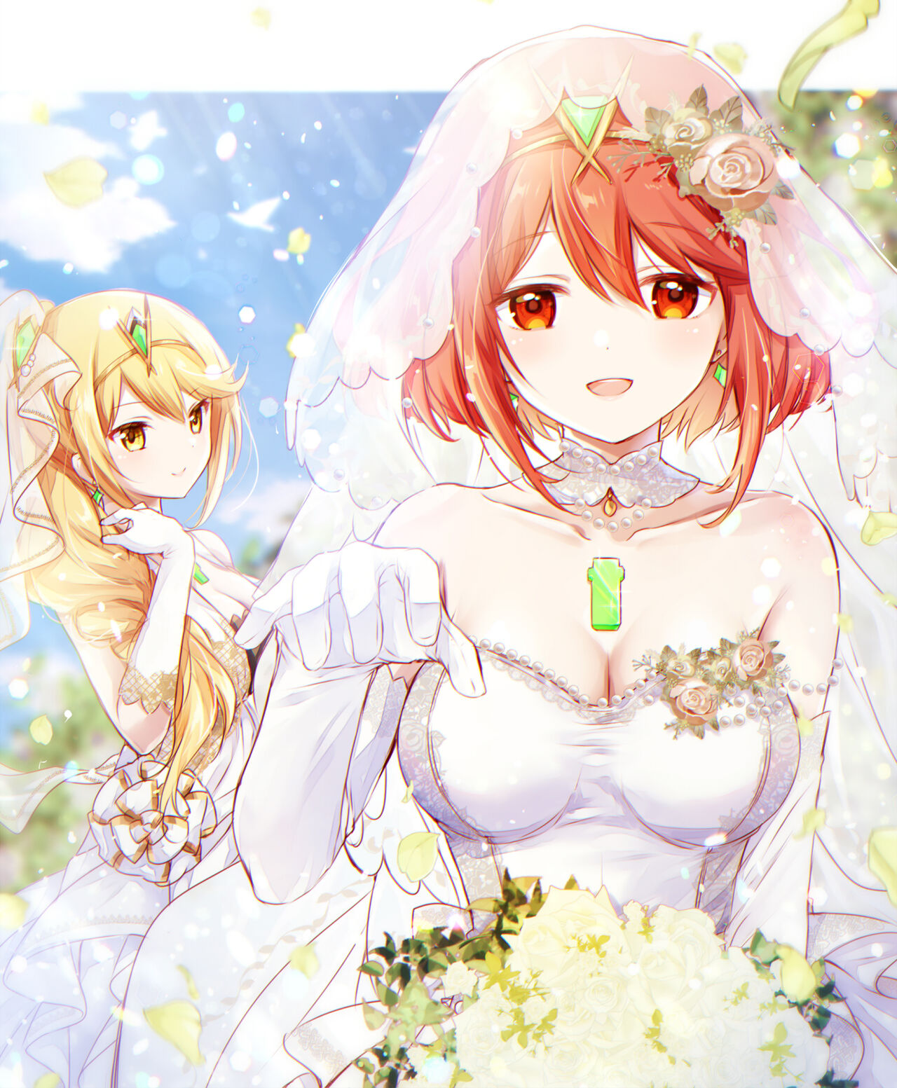 Pyra And Mythra's Wedding page 8 full