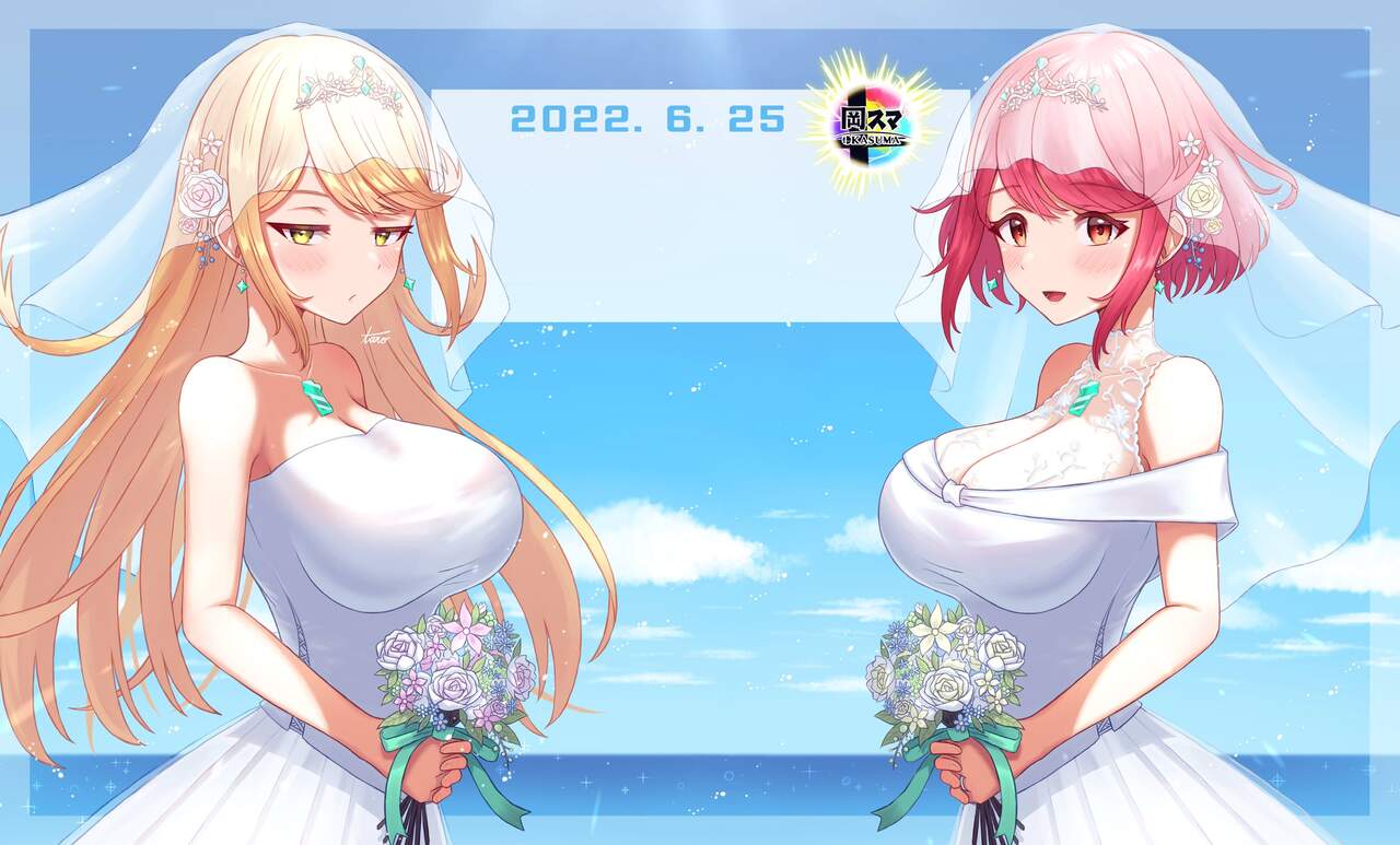 Pyra And Mythra's Wedding page 9 full