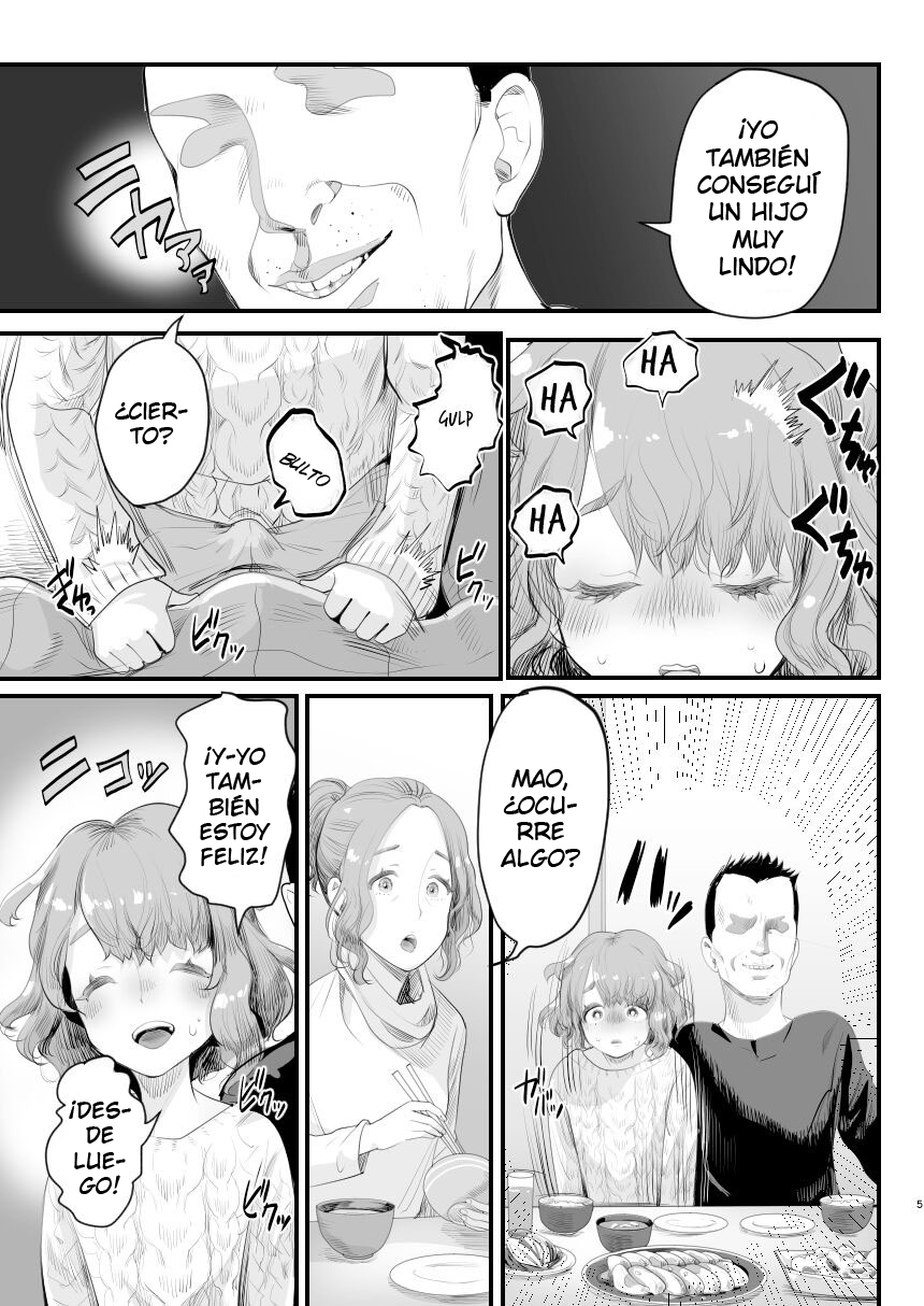 Papa no Onaho ni Nare! Sukebe Oyaji no Ejiki ni Natta Otoko no Musume page 4 full