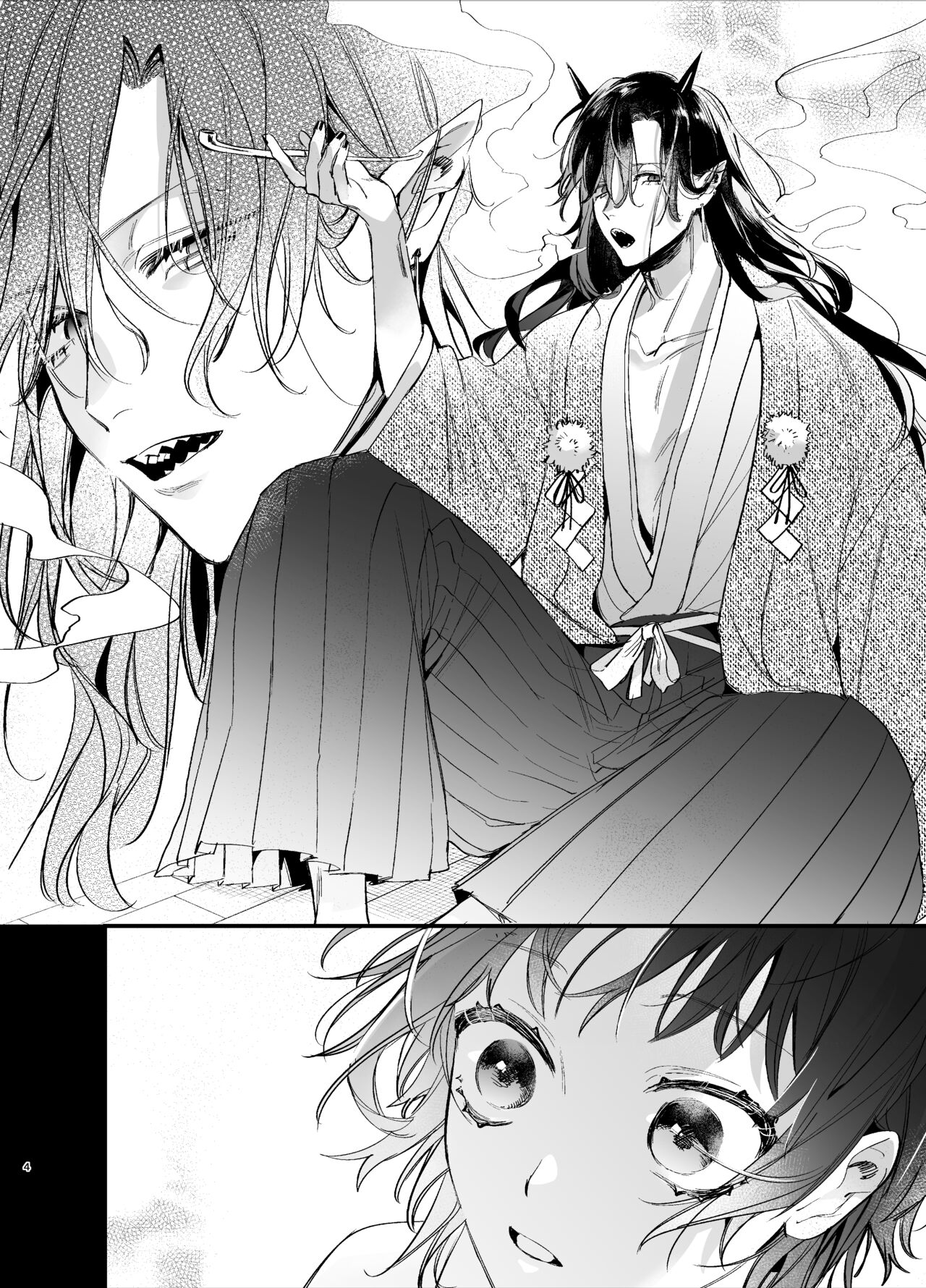 Ikenie Onna wa Kodoku na Onigami-sama ni Tsugai Koubi de Otosareru page 6 full