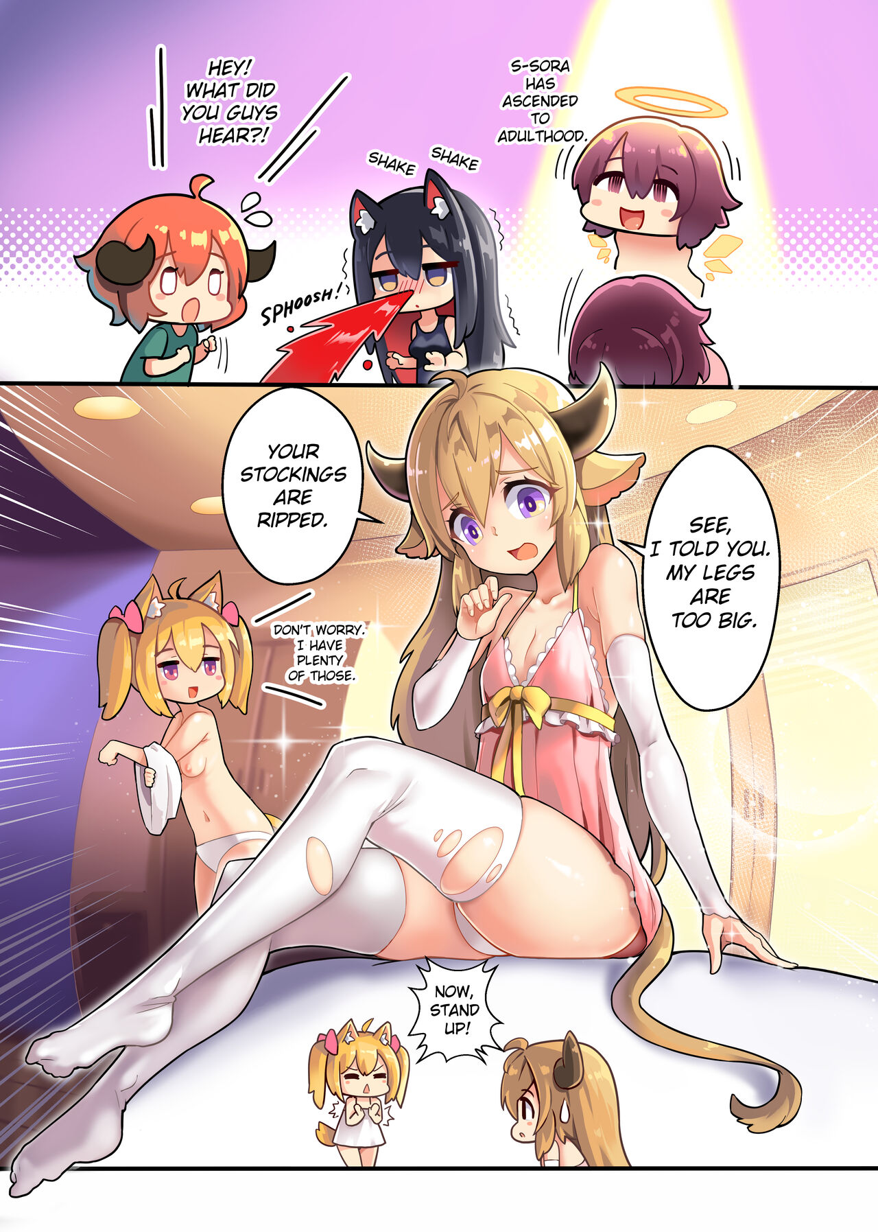 Doki Doki Penguin Bedroom page 9 full