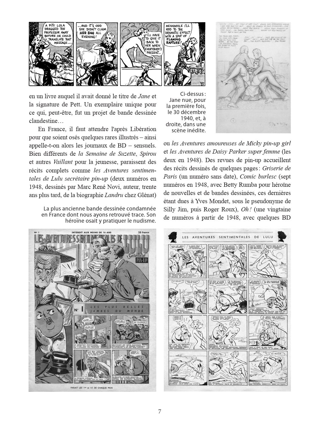 Panorama de la bande dessinee erotique clandestine page 7 full