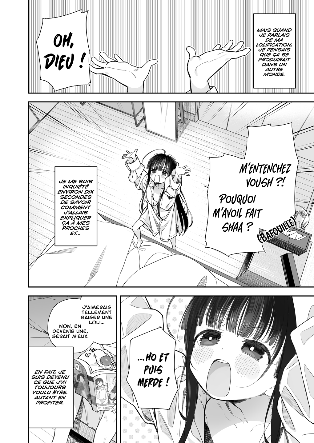 TS Loli Oji-san no Bouken Onanie Hen | Les aventures d’un vieil homme transformé en une loli, arc de la masturbation page 5 full
