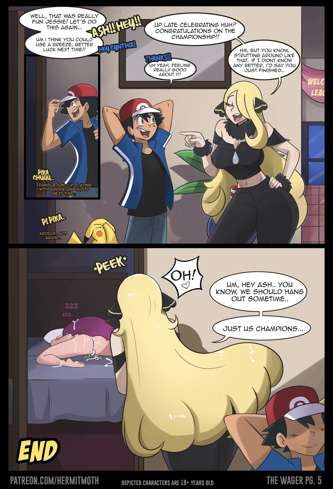 Ash and Jessie make a Wager page 5 full