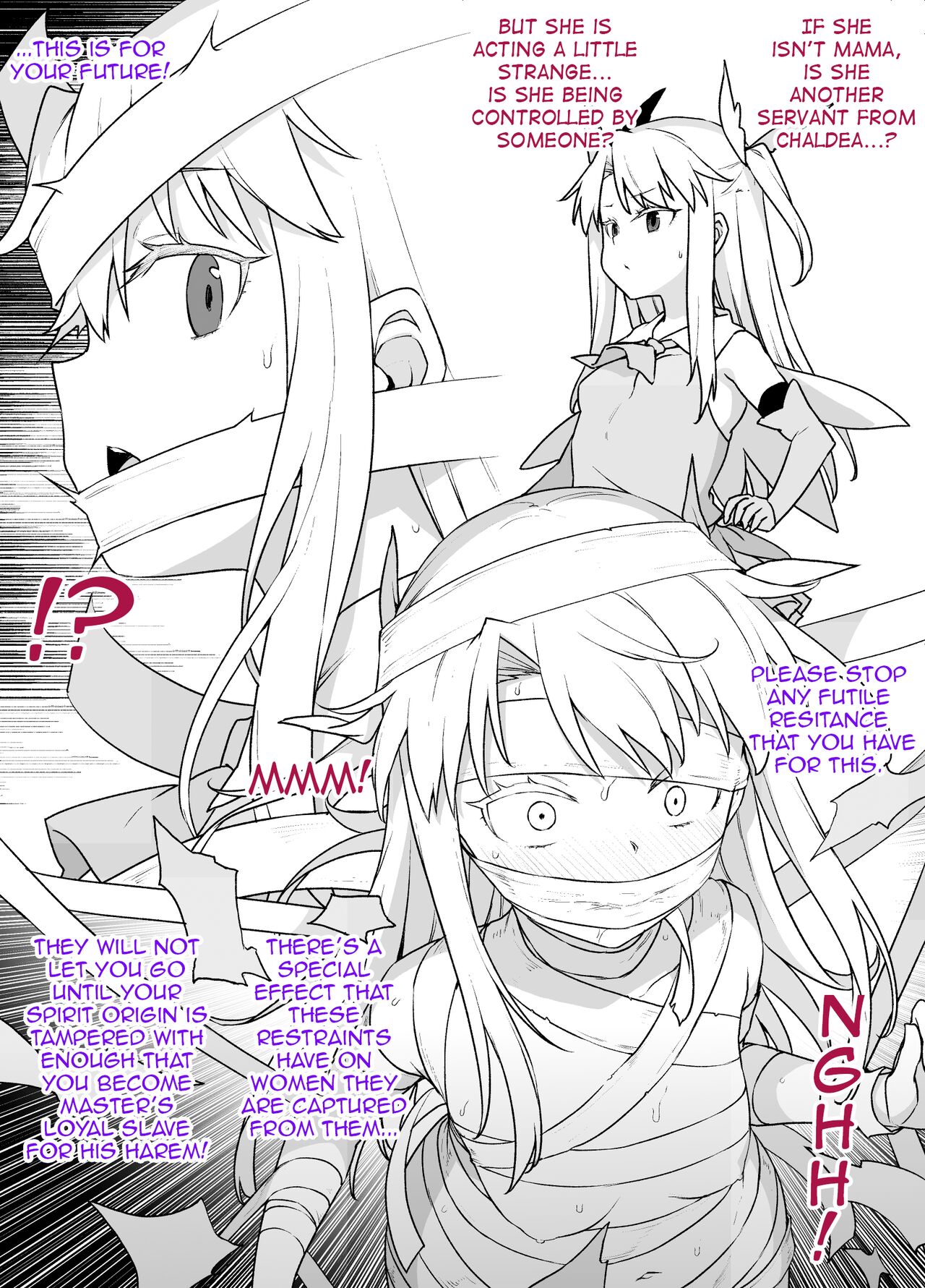 FGO Brainwashing Singularity - Illyasviel &amp; Irisviel page 2 full