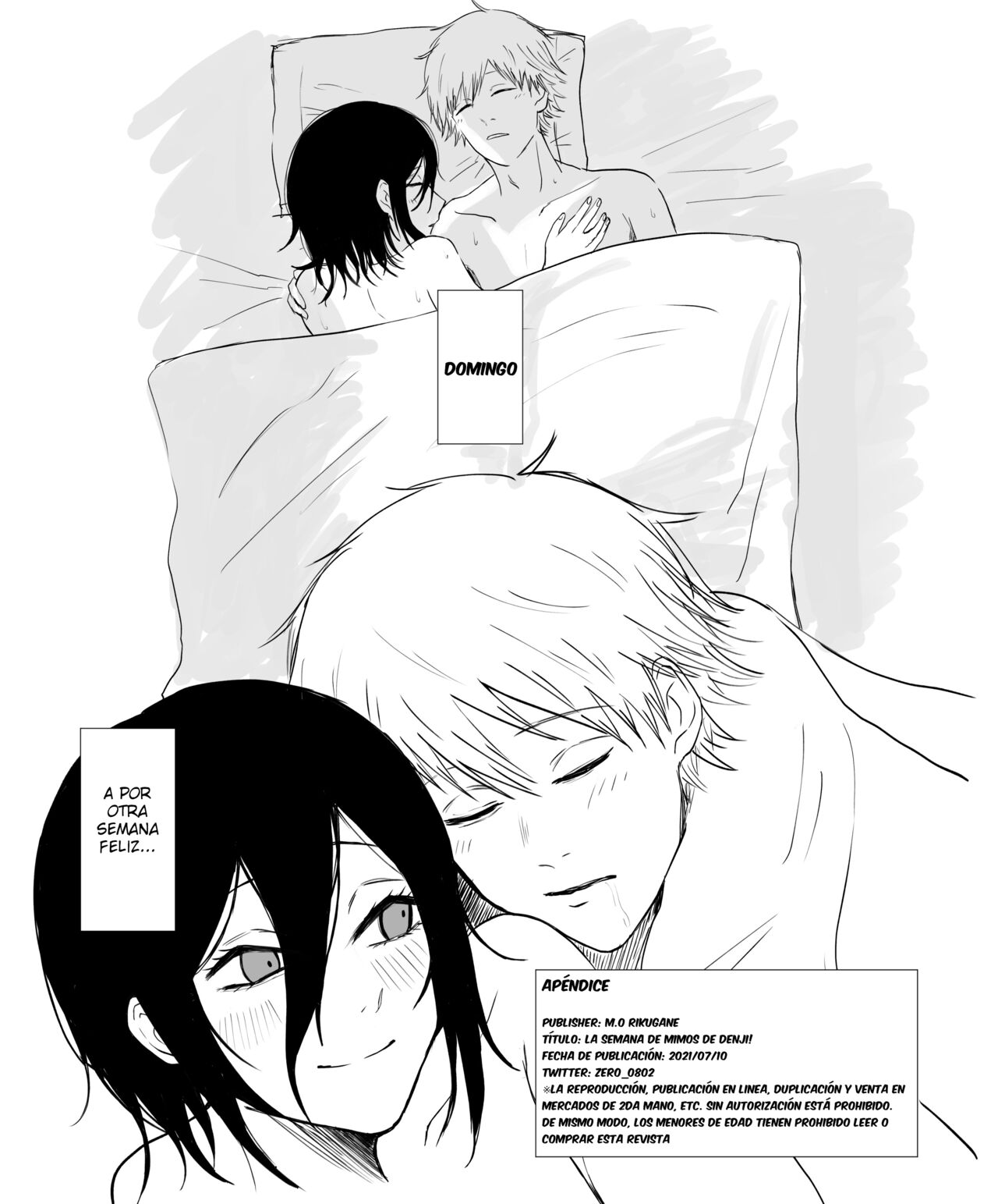 Denji-kun Amayakashi Shuukan / La semana de mimos de Denji page 8 full