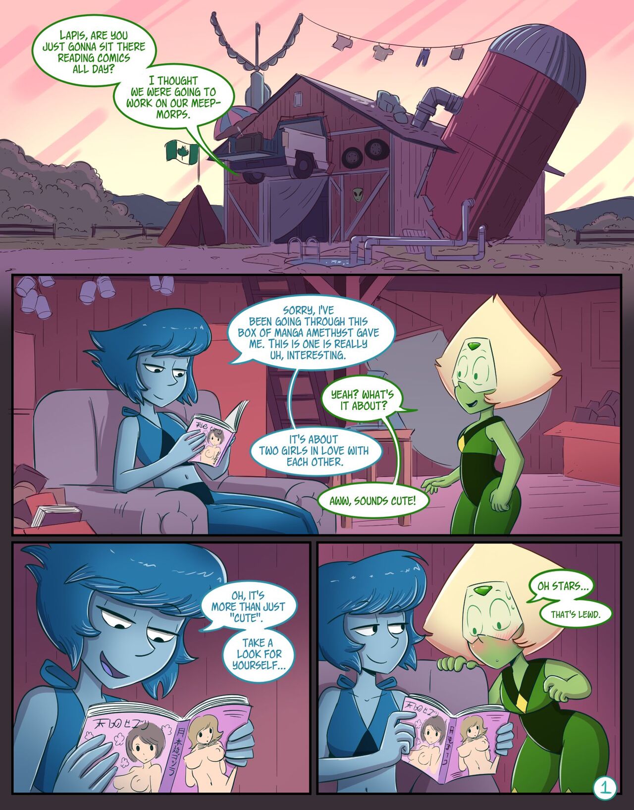 Lapidot comic chapter 1 page 1 full