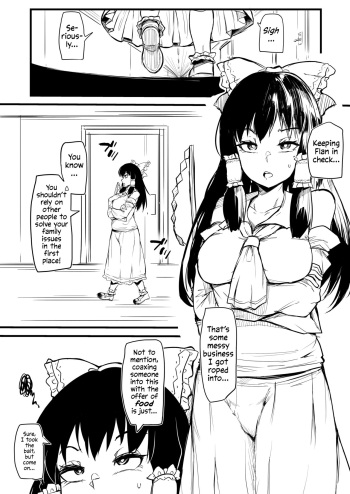 Futanari Flan-chan Ga Reimu O Choukyou Suru Manga | Futanari Flan-chan Training Reimu cover