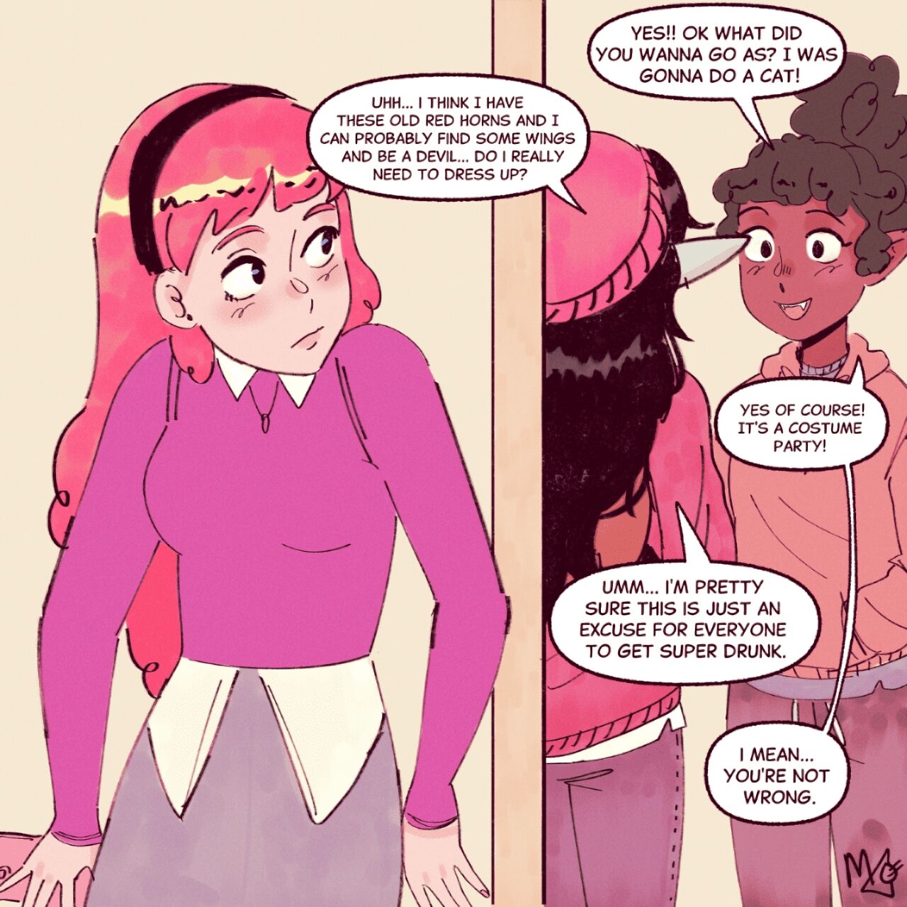 Horns &amp; Halos - A Bubbline Fancomic page 4 full