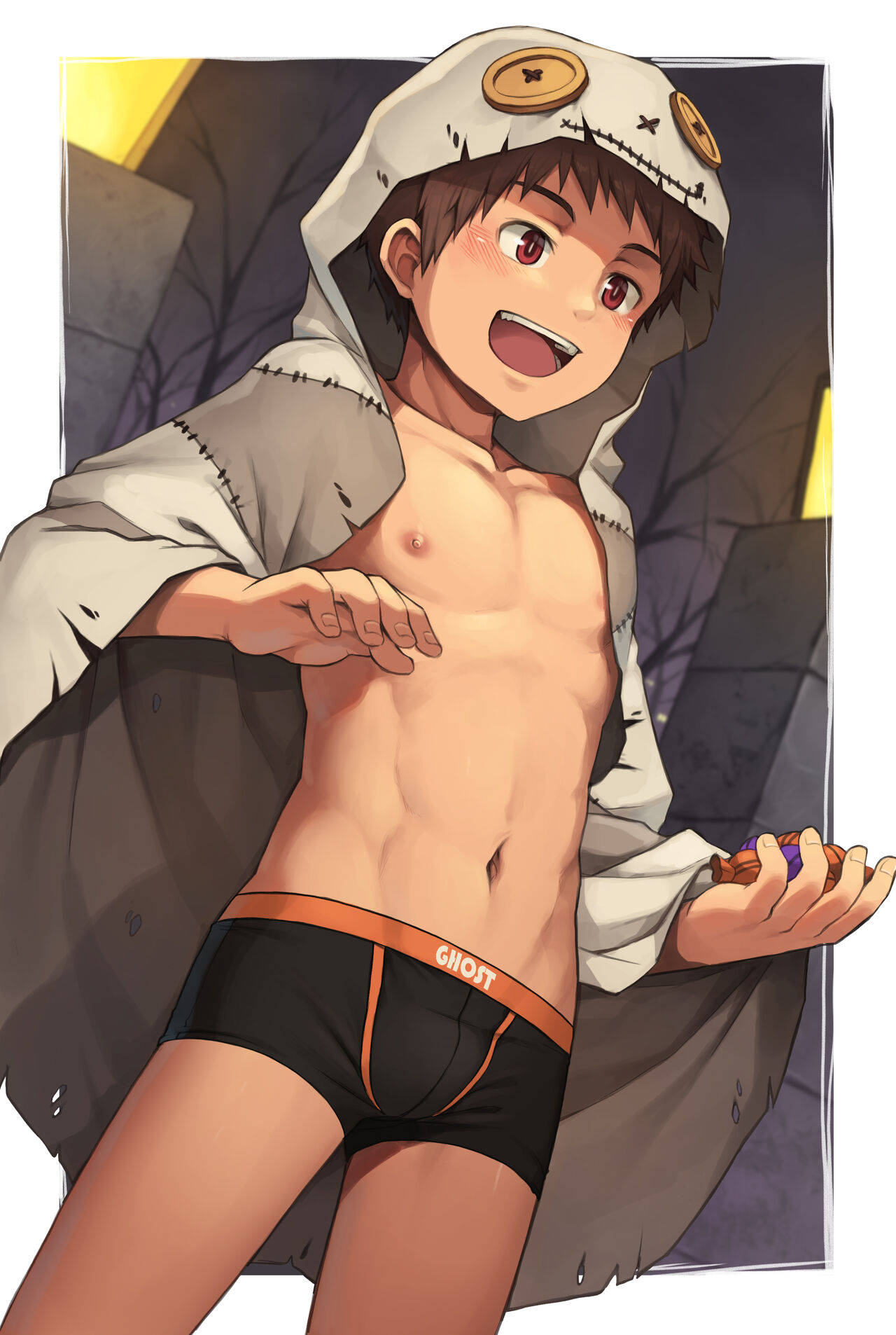 spooku cute boy page 1 full